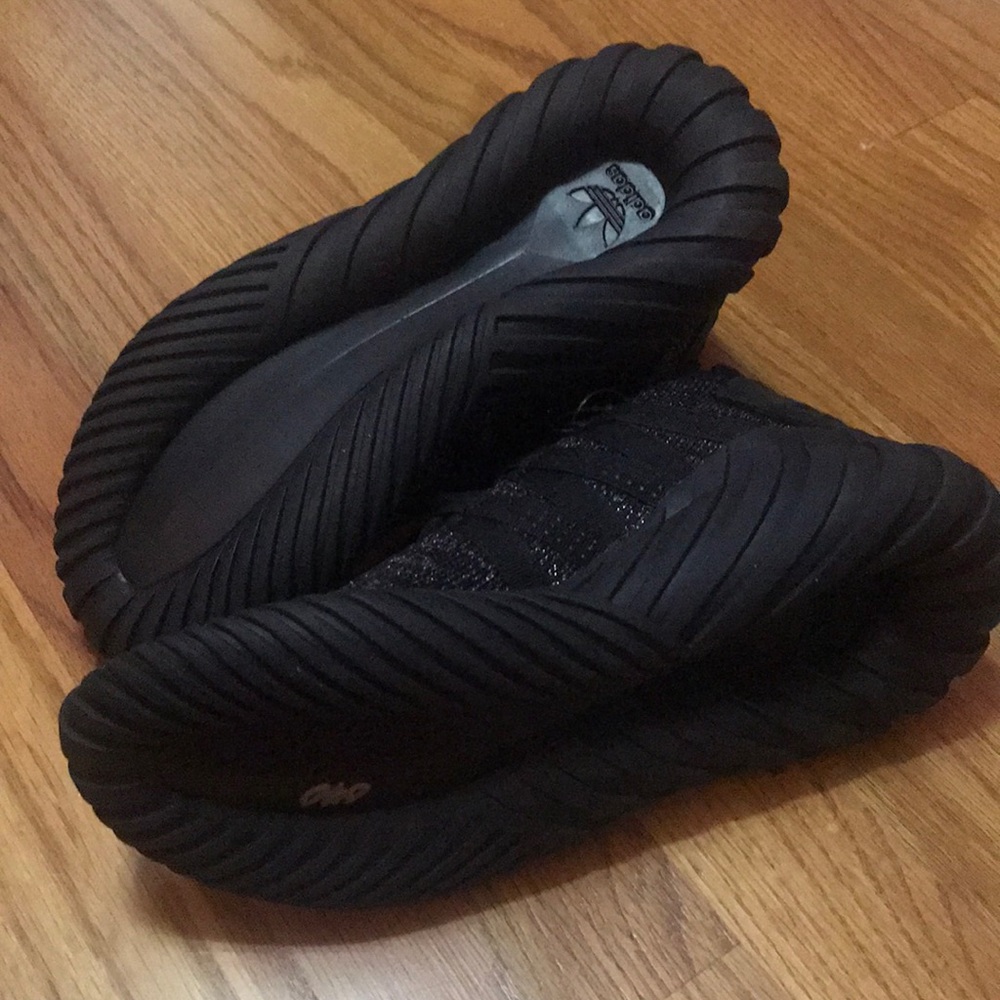 Adidas Tubular Dawn Primeknit Sneaker in Black - Picture 8 of 8
